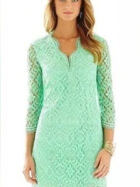 Lilly Pulitzer Meryl Lace Dress Sz 4